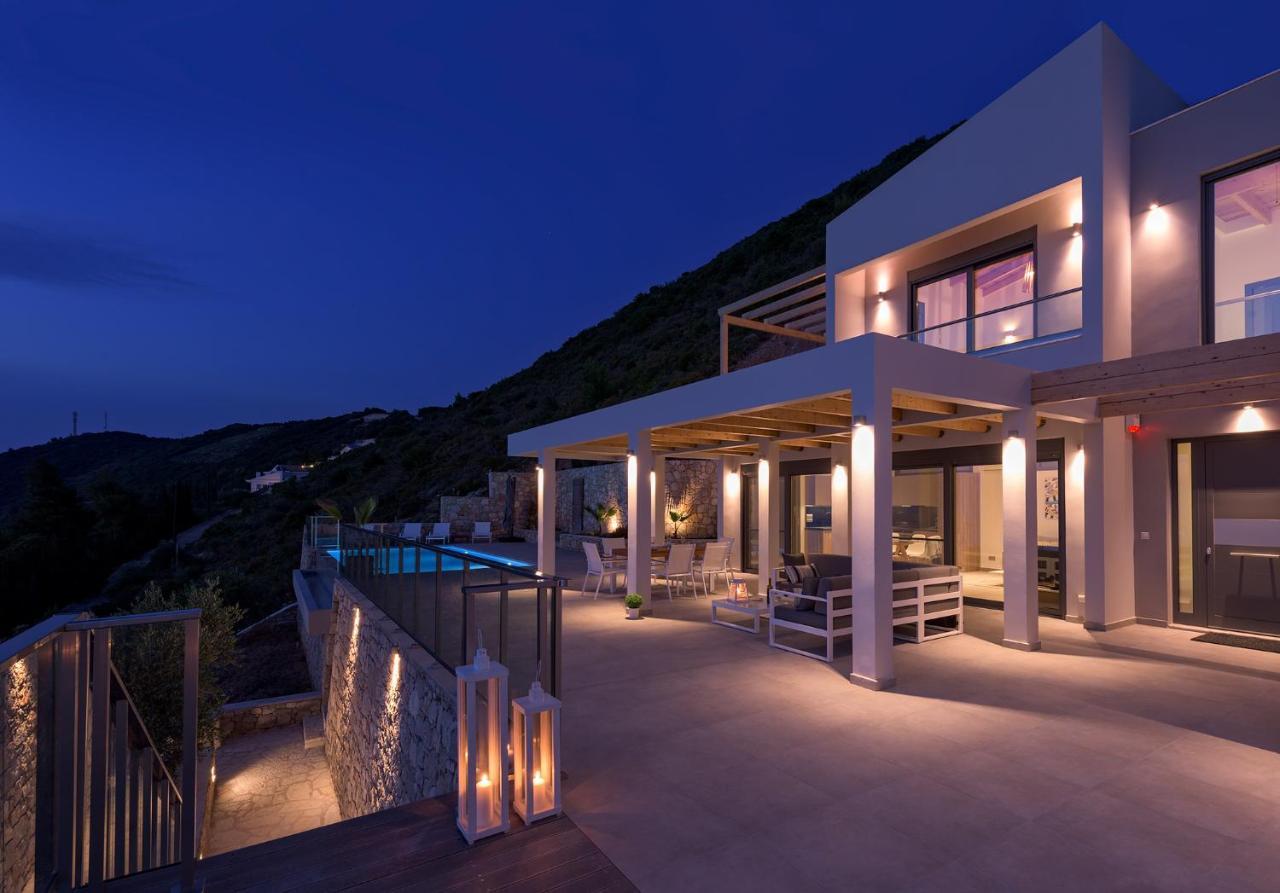 Kathisma Bay Villas - Luxury Villas- Villa Oceanos Kalamítsi Eksteriør billede