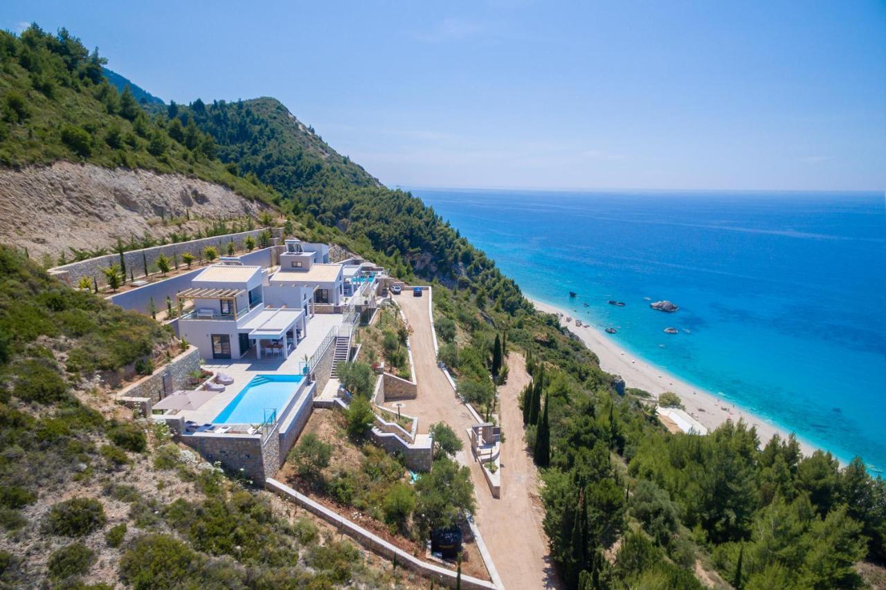 Kathisma Bay Villas - Luxury Villas- Villa Oceanos Kalamítsi Eksteriør billede