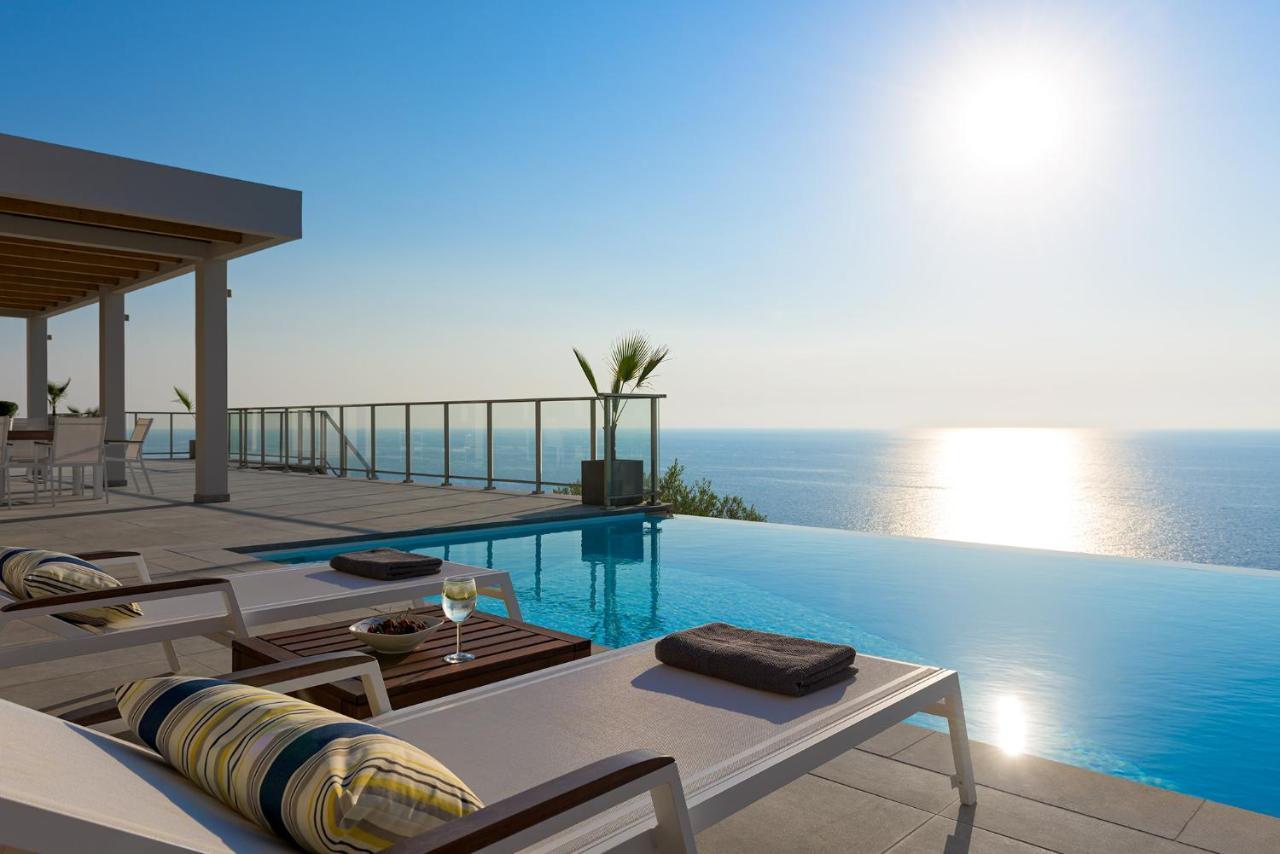 Kathisma Bay Villas - Luxury Villas- Villa Oceanos Kalamítsi Eksteriør billede