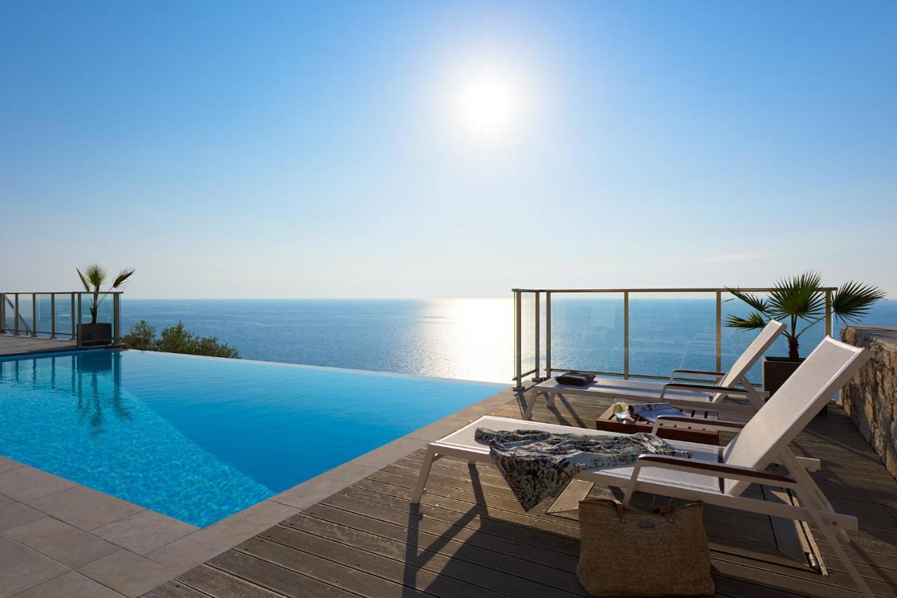 Kathisma Bay Villas - Luxury Villas- Villa Oceanos Kalamítsi Eksteriør billede
