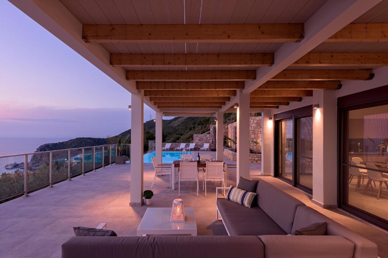 Kathisma Bay Villas - Luxury Villas- Villa Oceanos Kalamítsi Eksteriør billede