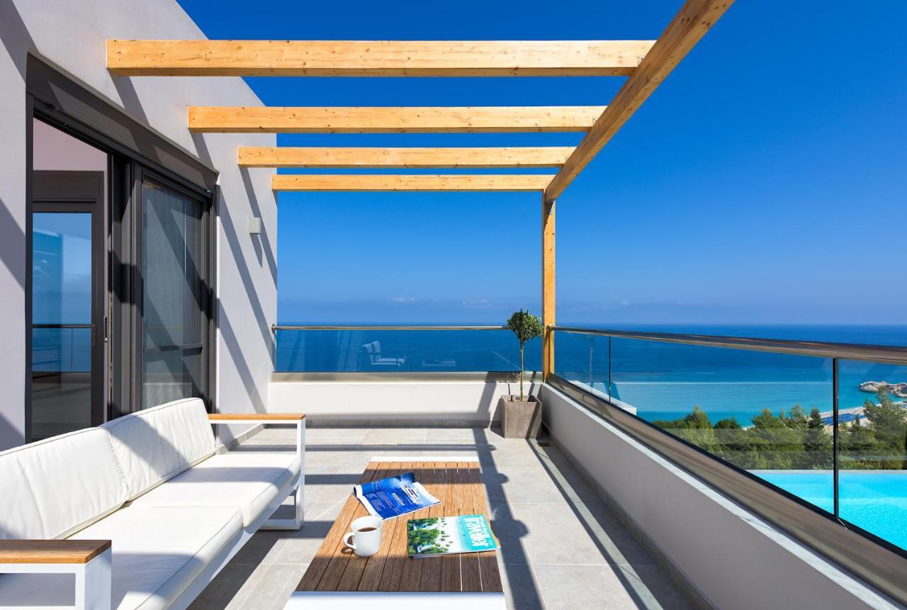 Kathisma Bay Villas - Luxury Villas- Villa Oceanos Kalamítsi Eksteriør billede