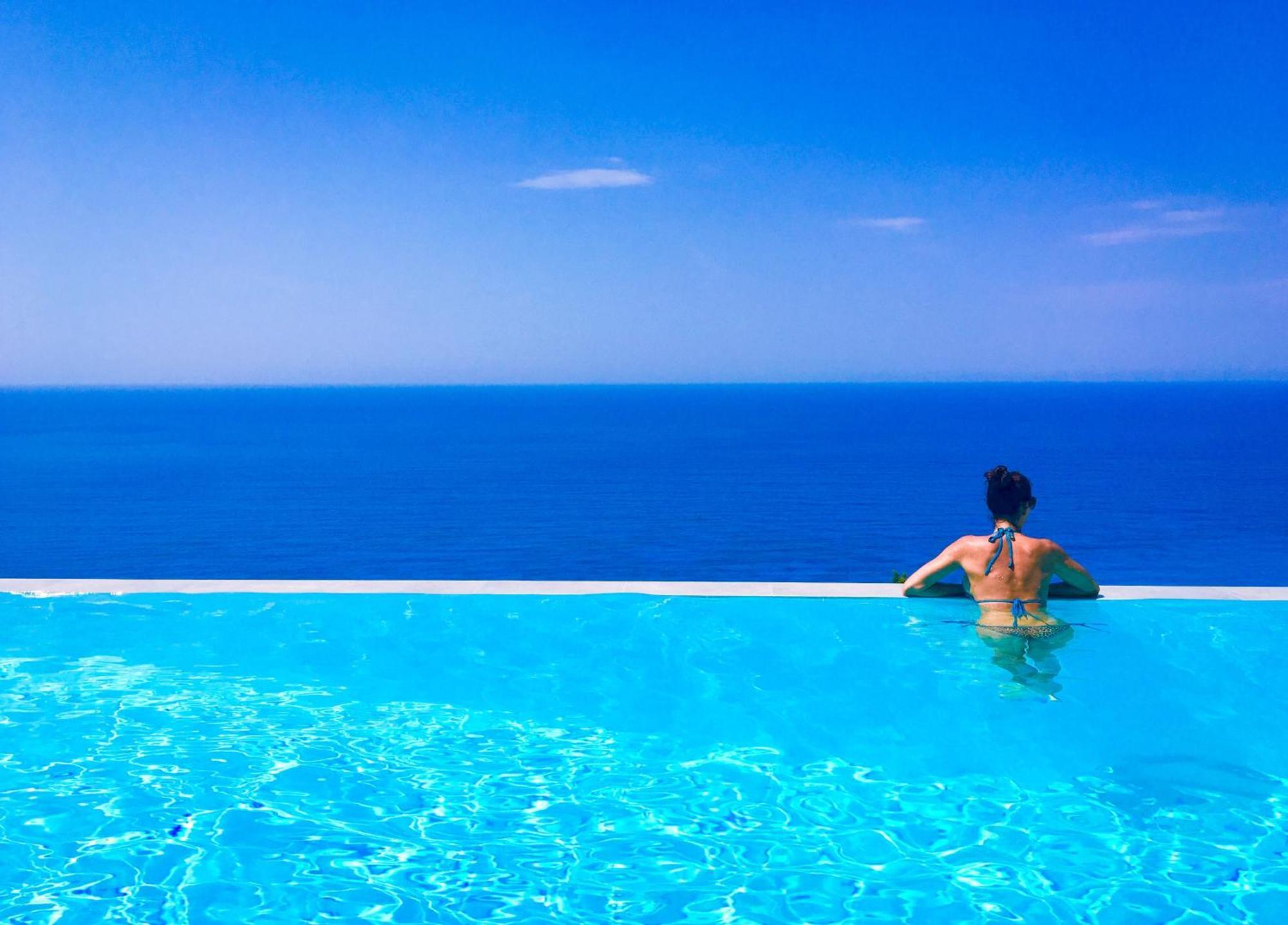 Kathisma Bay Villas - Luxury Villas- Villa Oceanos Kalamítsi Eksteriør billede